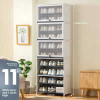 Multi-Layer Shoe Cabinet with Dustproof Large-Capacity Design