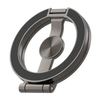 Universal Double Sided Magnetic Phone Ring Holder with Folding Stand