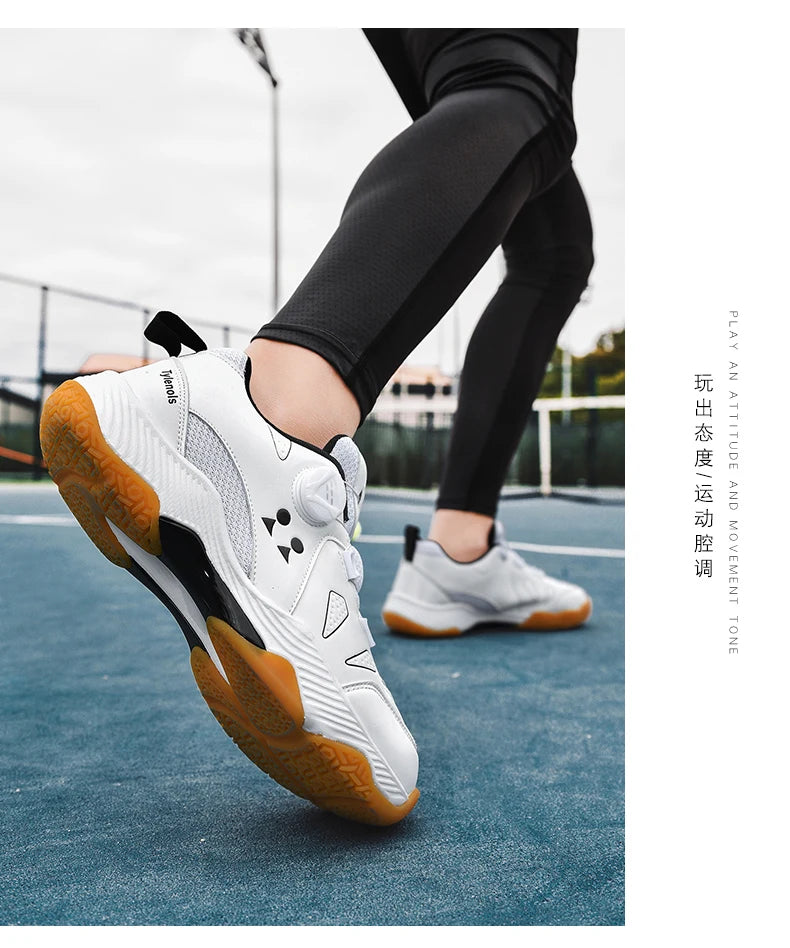Unisex Breathable Tennis Shoes Quick Lacing Sizes 35-46