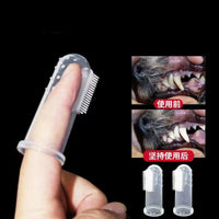Silicone Soft Pet Finger Cuff Toothbrushes Dog Brush Bad Breath Tartar Teeth Care Tool Cat Cleaning Scrub Silicagel Pet Supplies - Buy online at  Vibe In Cart.