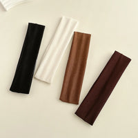 Four Seasons Solid Sports Headbands For Women Fitness Running Yoga Solid Color Elastic Hairbands Stretch Makeup Hair Accessories - Buy online at  Vibe In Cart.