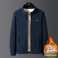 Winter Outdoor Fishing Leisure Windproof Thick Lamb Wool Jacket Comfortable Warm Breathable Men's Stand Up Collar Cotton Jacket - Buy online at  Vibe In Cart.