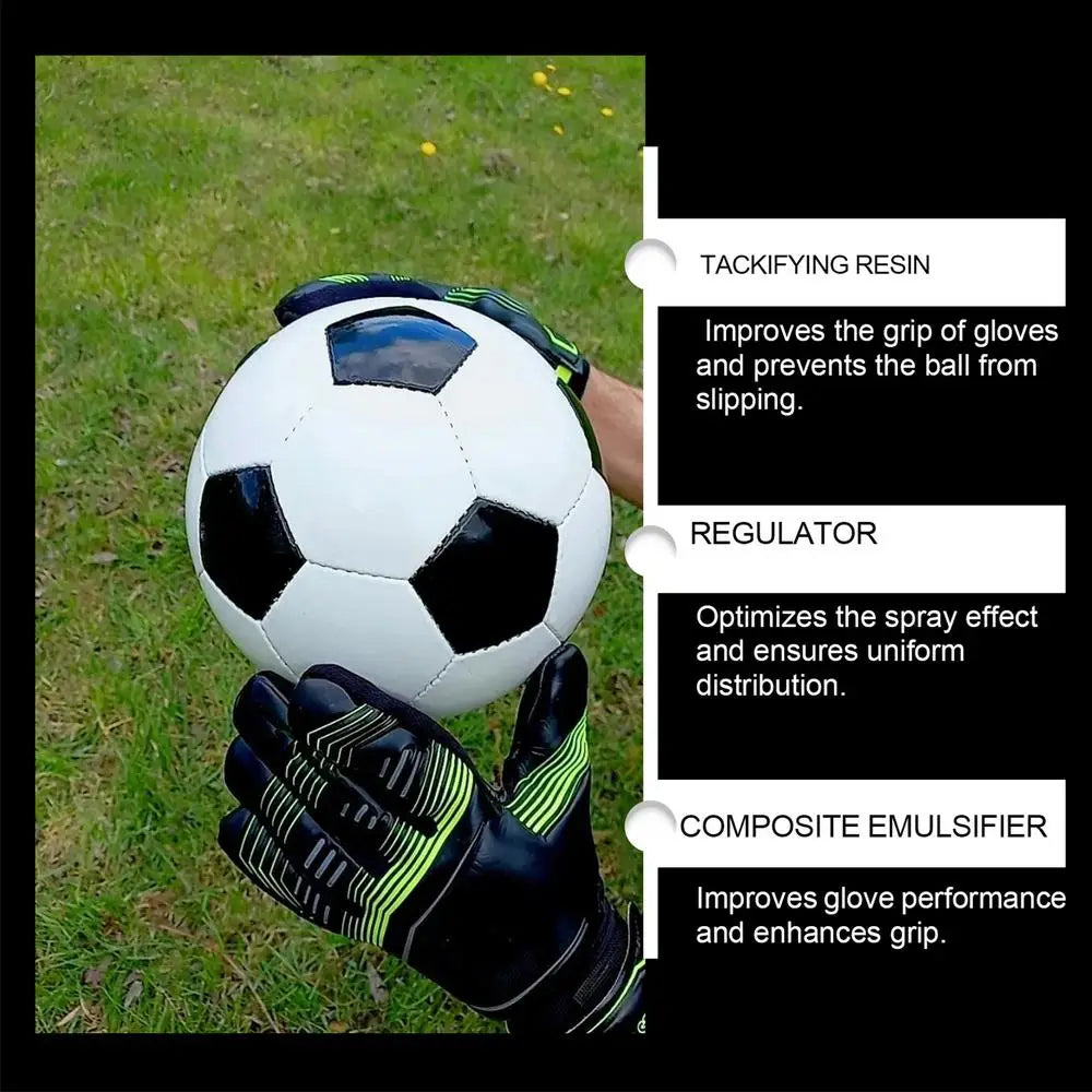 30ml Grip Spray for Football Gloves Safe Goalkeeper Gloves Spray Gloves Wash & Prepare Effective Protective Glove Grip Sprays - Buy online at  Vibe In Cart.