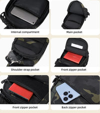 Men's Camping Chest Bag Tactical Sports Shoulder Outdoor Fanny Pack Hiking Climbing Cycling Fishing MOLLE System Sling Bags - Buy online at  Vibe In Cart.