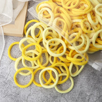 Women's Elastic Hair Bands, 4cm, Polyester, Set of 50