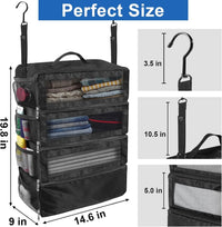 Hanging Suitcase Organizer Oxford Storage Bags For Travel