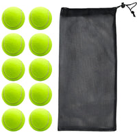 10pcs Tennis Balls With Mesh Carry Bag Practice Ball High Elasticity Pet Dog Playing Balls Outdoor Sports For Tennis Training - Buy online at  Vibe In Cart.