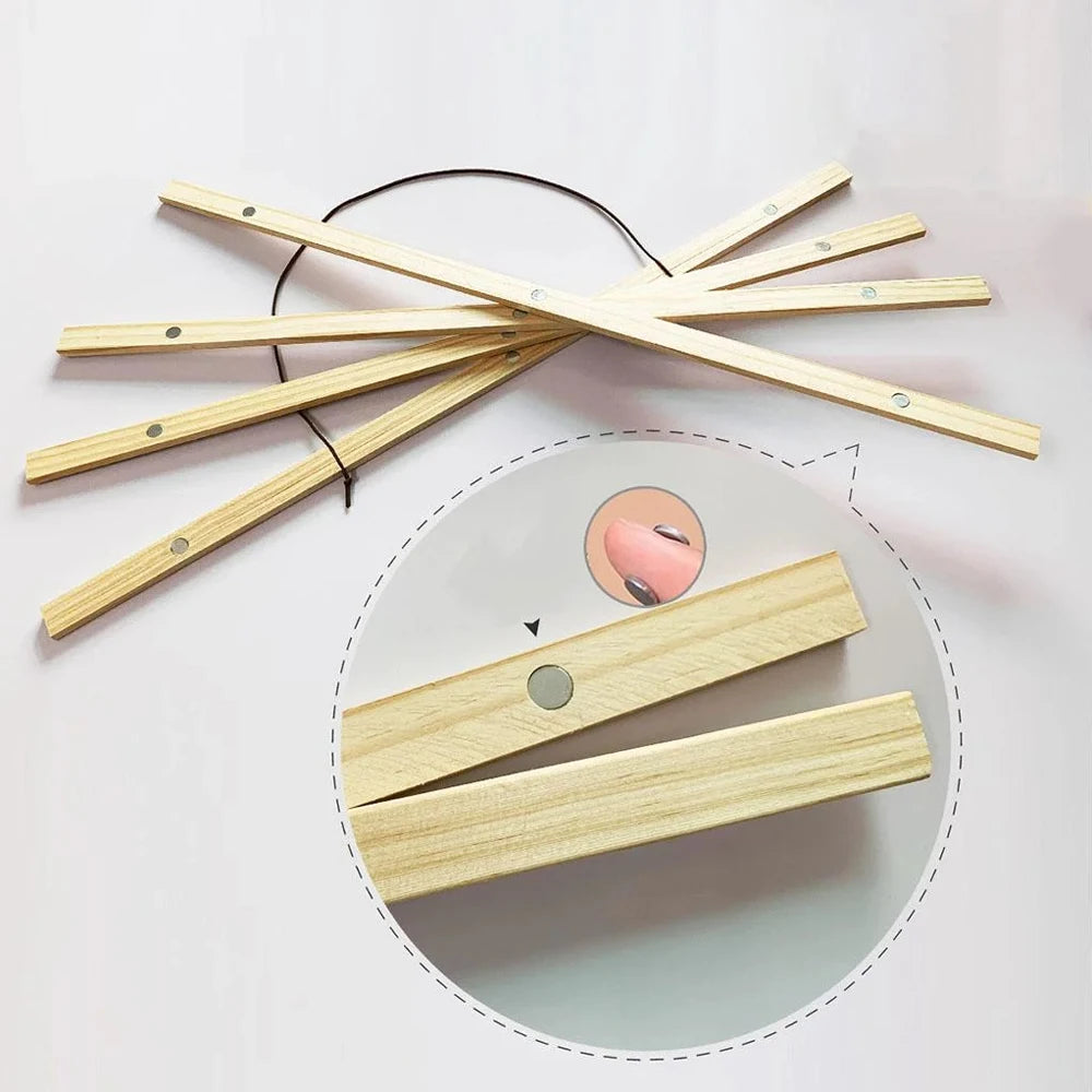 Magnetic Frames Teak Pine Wood Picture Poster Hanger Frame For Wall Art Canvas Print Painting Kids Room Home Decor 30x40 40x60CM - Buy online at  Vibe In Cart.