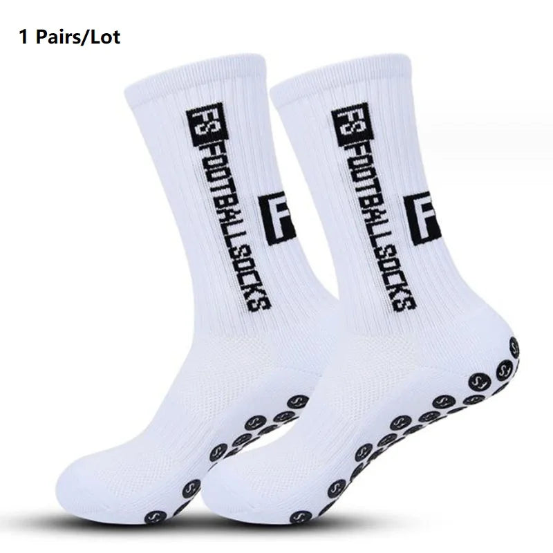 1 Pair Non Slip Soccer Socks Men Non Skid Grip Football Basketball Sport Cycling Socks 2025 New - Buy online at  Vibe In Cart.