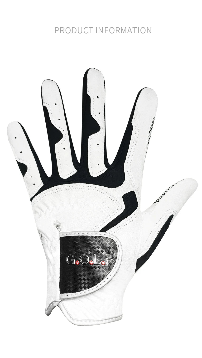 GVOVLVF Men's Golf Glove One Pc Pair 2 Color Options Improved Grip System Cool Comfortable Blue White color left right hand NEW - Buy online at  Vibe In Cart.