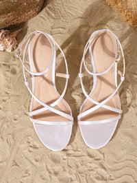 Fashion-Elegant Women's Cross-Strap Heels - Comfortable Simple Versatile heeled Sandals - Buy online at  Vibe In Cart.