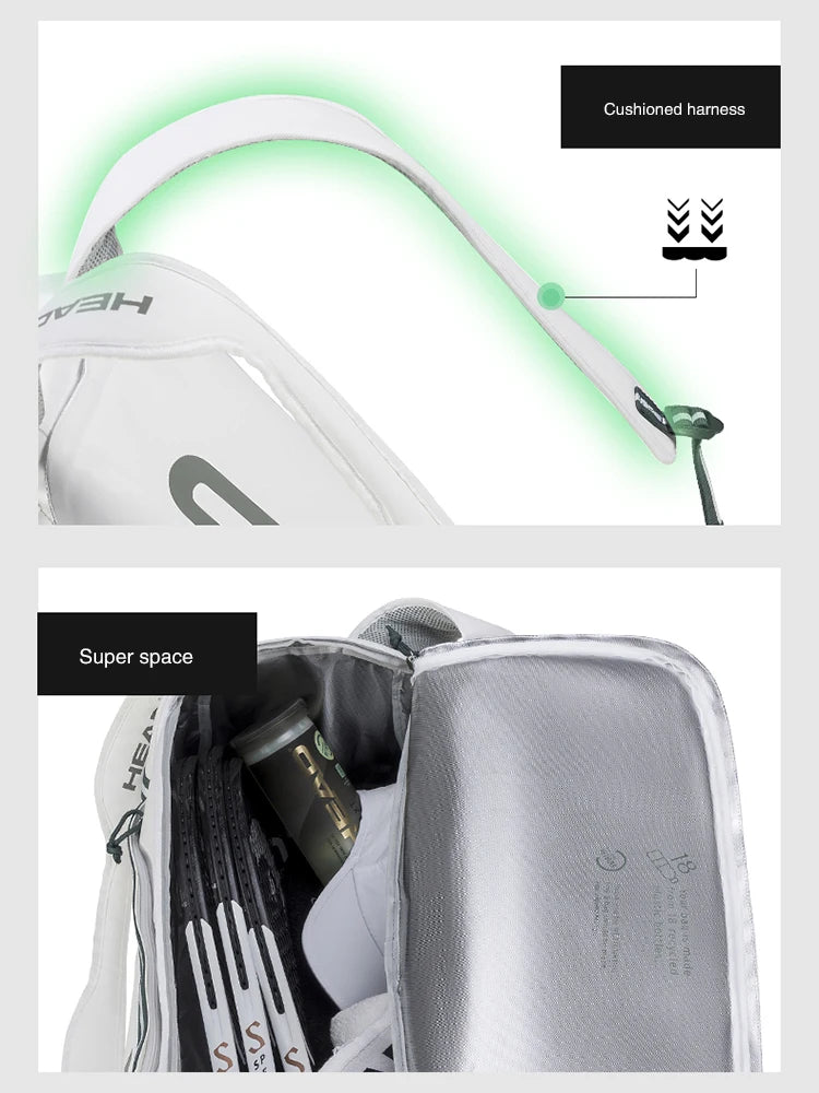 Head Tennis Bag Djokovic Signed Single Shoulder Tennis Backpack Handbag Tennis Rackets Bag Head Novak Duffel Bag Badminton - Buy online at  Vibe In Cart.