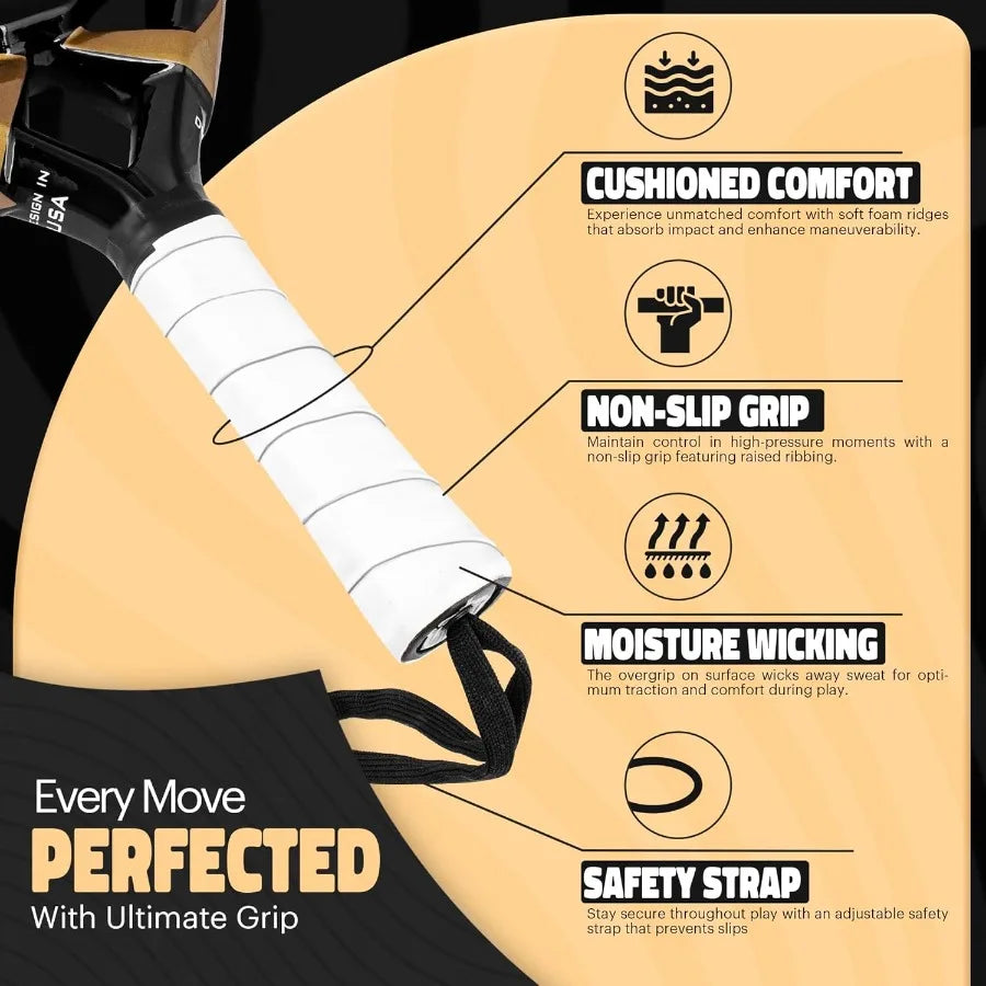 Padel Racket Carbon Fiber Surface Tennis Racket Pop Tennis Beach Tennis - Buy online at  Vibe In Cart.