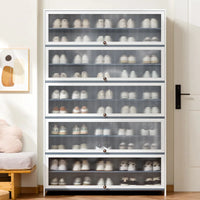 Simple shoe cabinet, household door storage artifact, space-saving indoor good-looking multi-layer dustproof large-capacity - Buy online at  Vibe In Cart.