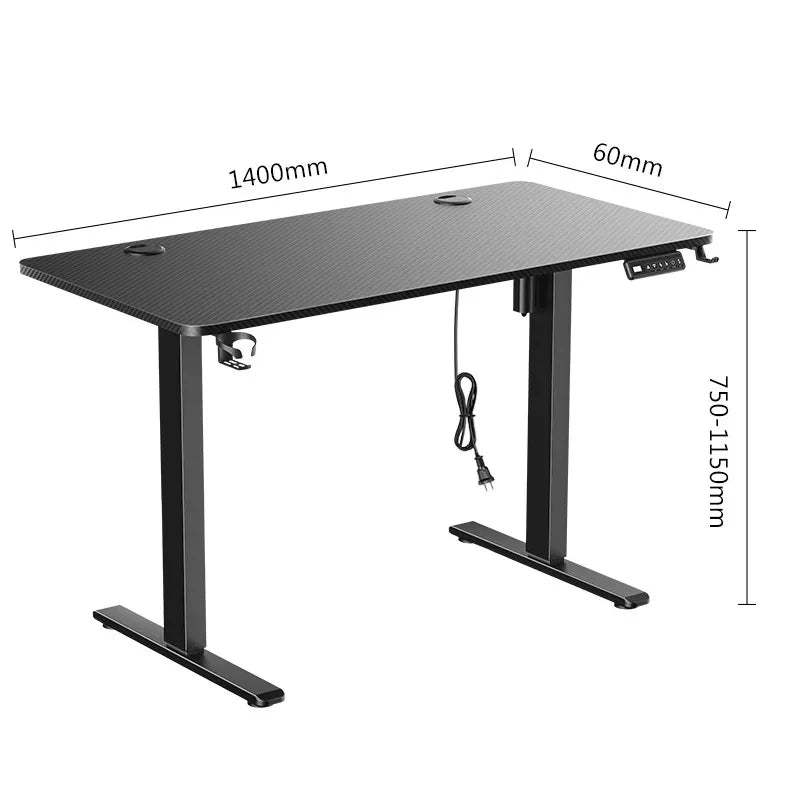 Modern Height Adjustable Electric Sit-Stand Metal Desk for Office