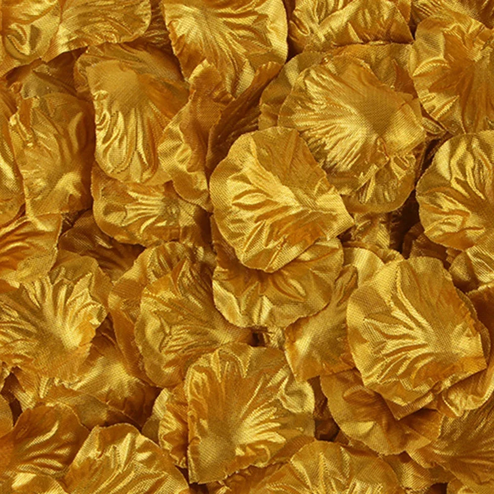 Artificial Rose Petals in Red, White, and Gold, 100-10000 Pieces