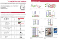 New Upgrade Portable Wardrobe Clothes Organizer for Home Bedroom Clothes Closet with 3 Drawers 4 Shelves Clothes Storage Gray - Buy online at  Vibe In Cart.