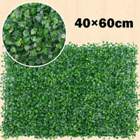 40x60cm Artificial Plant Walls Foliage Hedge Grass Mat Greenery Panels Fence Home Decor Fake Plants Garden Simulated Lawn - Buy online at  Vibe In Cart.
