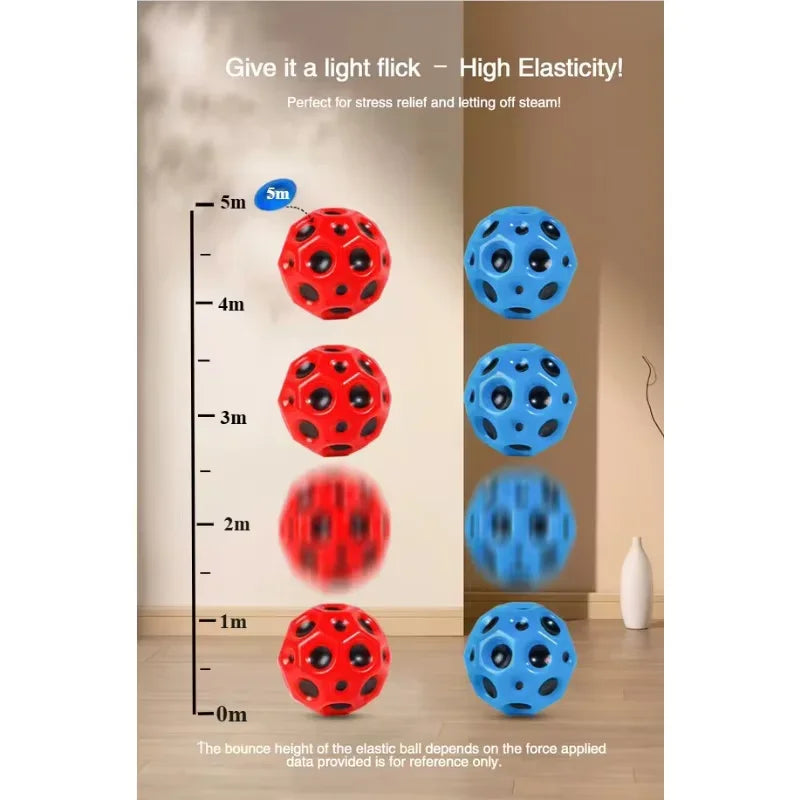 High Elastic Decompression Moon Stone Ball with Rebound Rope for Kids and Seniors Fun Stress Relief Outdoor Fitness Toy - Buy online at  Vibe In Cart.