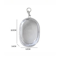 Black Transparent Portable Cable Organizer Bag for Travel Accessories