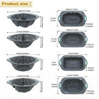 Silicone Bakeware Set Versatile Cake Molds Non-Stick Flower & Assorted Shapes Baking Pans Muffins Chocolates Moulds - Buy online at  Vibe In Cart.