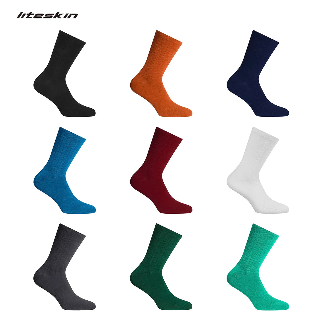 Liteskin Aero Cycling Socks Men Women's Bicycle Road Bike MTB  Race Running Soccer Football Sports Anti-slip Compression Socks - Buy online at  Vibe In Cart.