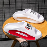 Outdoor Women and Mens Summer 2025 Men's Slippers EVA Lightweight Slides Indoor Leisure Beach Shoes Comfort Soft Men's Slippers - Buy online at  Vibe In Cart.