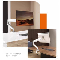 Height Adjustable Single Monitor Mount for 14-32 Inch Screens, Up to 19.8 lbs