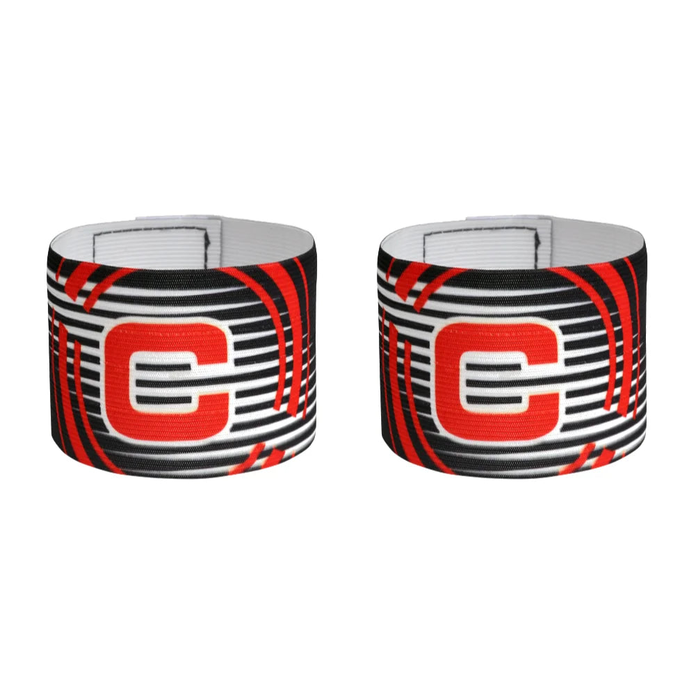 Adjustable Elastic Polyester Soccer Captain Armband for Training