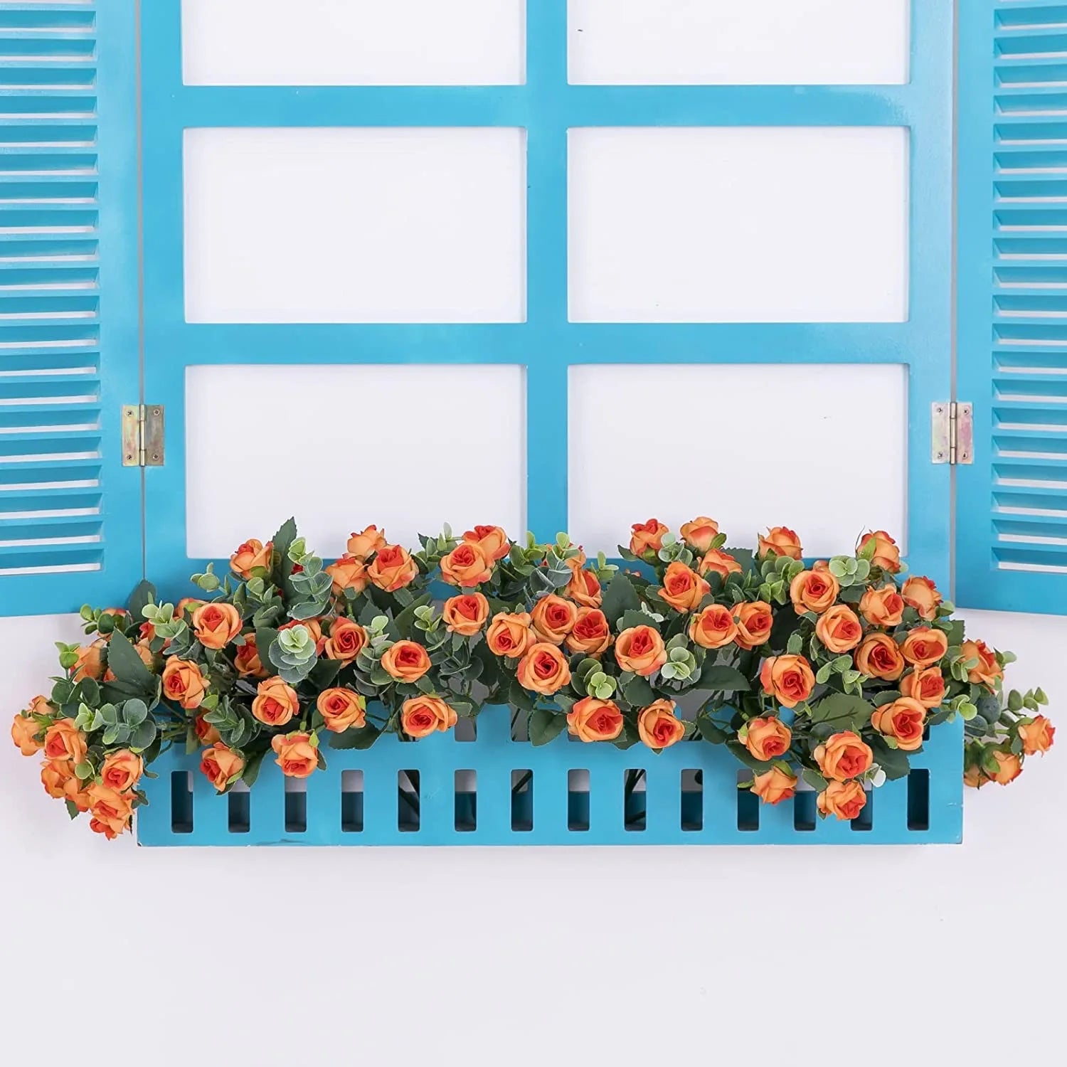 10 Heads Artificial Flower Silk Rose white Eucalyptus leaves Peony Bouquet Fake Flower for Wedding Table Party Vase Home Decor - Buy online at  Vibe In Cart.