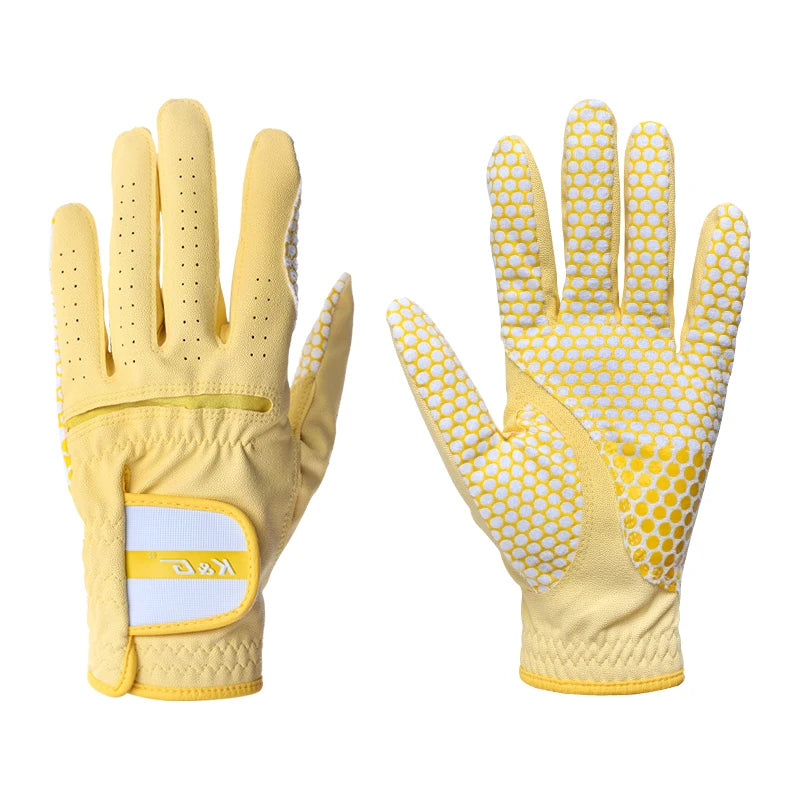 Golf Gloves Women Sport Gloves Silica Gel Non Slip Absorb Sweat Nanometer Golf Breathable Glove Palm Protection Wear Resistant - Buy online at  Vibe In Cart.
