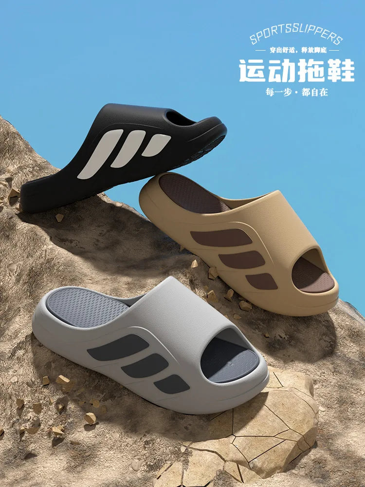 Outdoor sports slippers for men's home summer new style for wear thick sole non-slip eva anti-odor and outer wear sandals formen - Buy online at  Vibe In Cart.