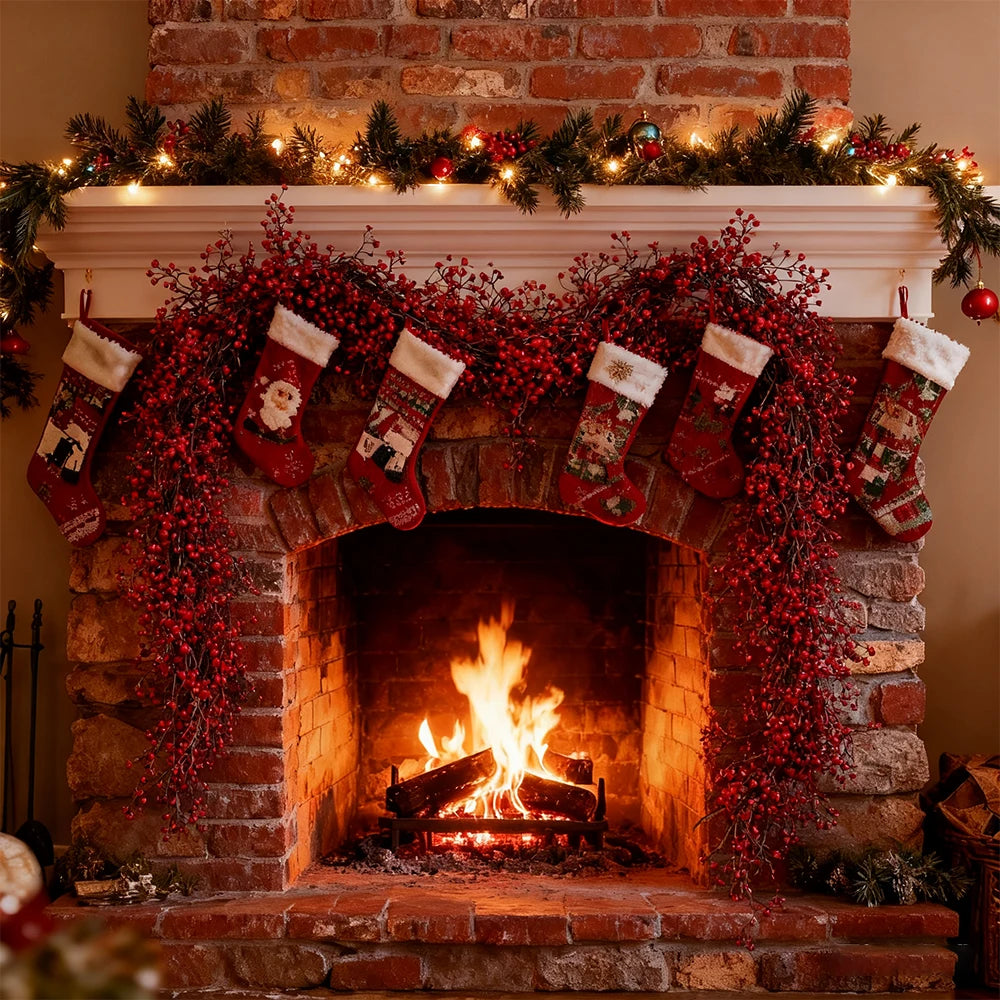 180cm Artificial Plants Hanging Garland Plastic Red Ferns Fake Ivy Plant Home Wedding Table Party Garden Christmas Decoration - Buy online at  Vibe In Cart.