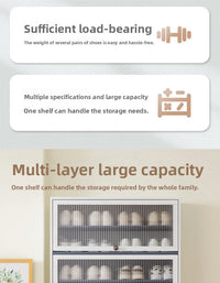 Simple shoe cabinet, household door storage artifact, space-saving indoor good-looking multi-layer dustproof large-capacity - Buy online at  Vibe In Cart.