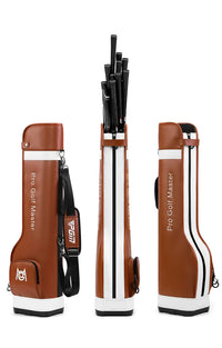 Golf Bag Half Section Lightweight Portable Waterproof Microfiber for 14 Clubs