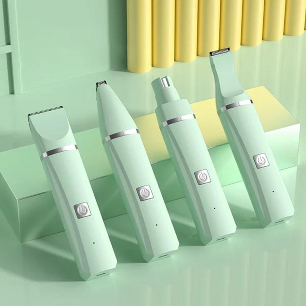 Professional 4-in-1 Electric Pet Grooming Tool Set Dog Hair Clippers USB Rechargeable Pets Haircut Trimmer Shaver Cats Supplies - Buy online at  Vibe In Cart.