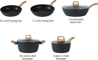 16PCS  Pots and Pans Set Non Stick Cookware Set Nonstick with Cooking SetAnd 21-piece sets are available for selection - Buy online at  Vibe In Cart.