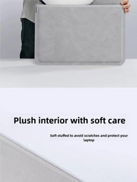 PU Laptop Sleeve Case for 13, 14, 15, and 15.6 Inch Laptops