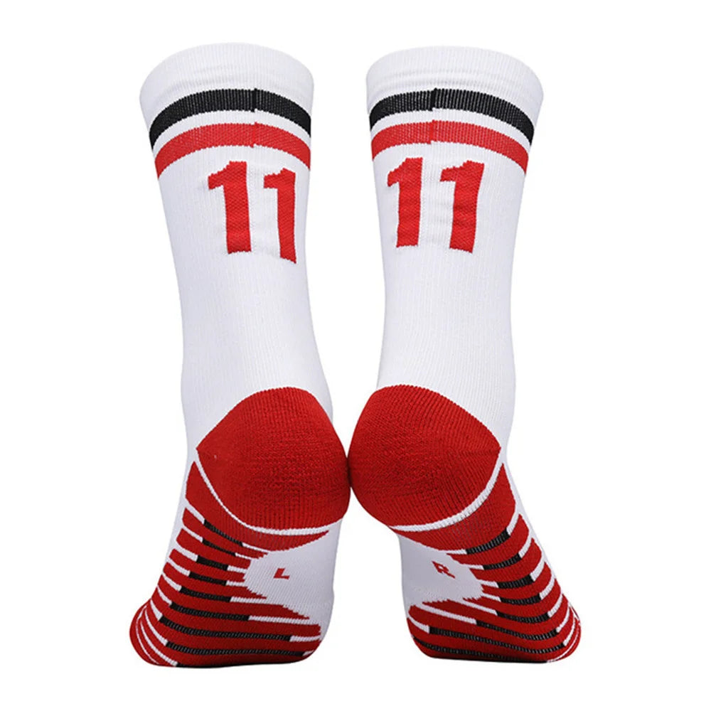 Polyester Mid-Tube Socks for Boys, Suitable for Football and Cycling