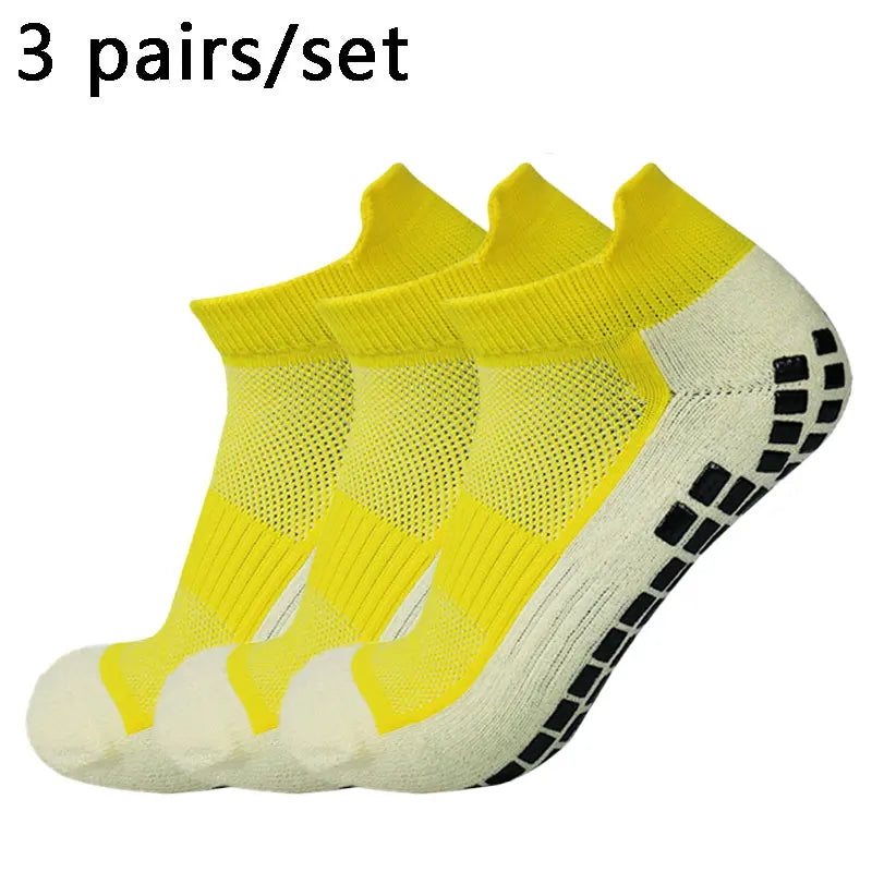 3 pairs New Men Women Football Socks Short Sports Silicone Non-Slip Grip Soccer Socks calcetines hombre  futbol - Buy online at  Vibe In Cart.
