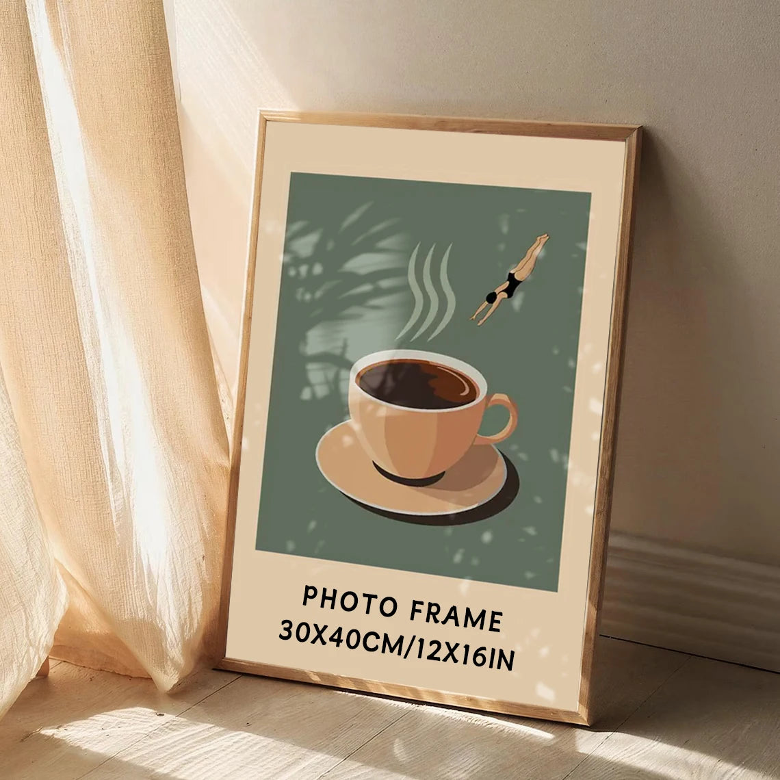 Picture Frame MDF 30X40cm 21x30cm 15X20cm A4 A8 Square Tabletop Photo Frames Wall Art Poster Display Bedroom Home Decor - Buy online at  Vibe In Cart.