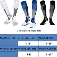 Running Men Women Compression Socks For Football Anti Fatigue Pain Relief 20-30 Mmhg Black Compression Socks Fit For Sport Socks - Buy online at  Vibe In Cart.
