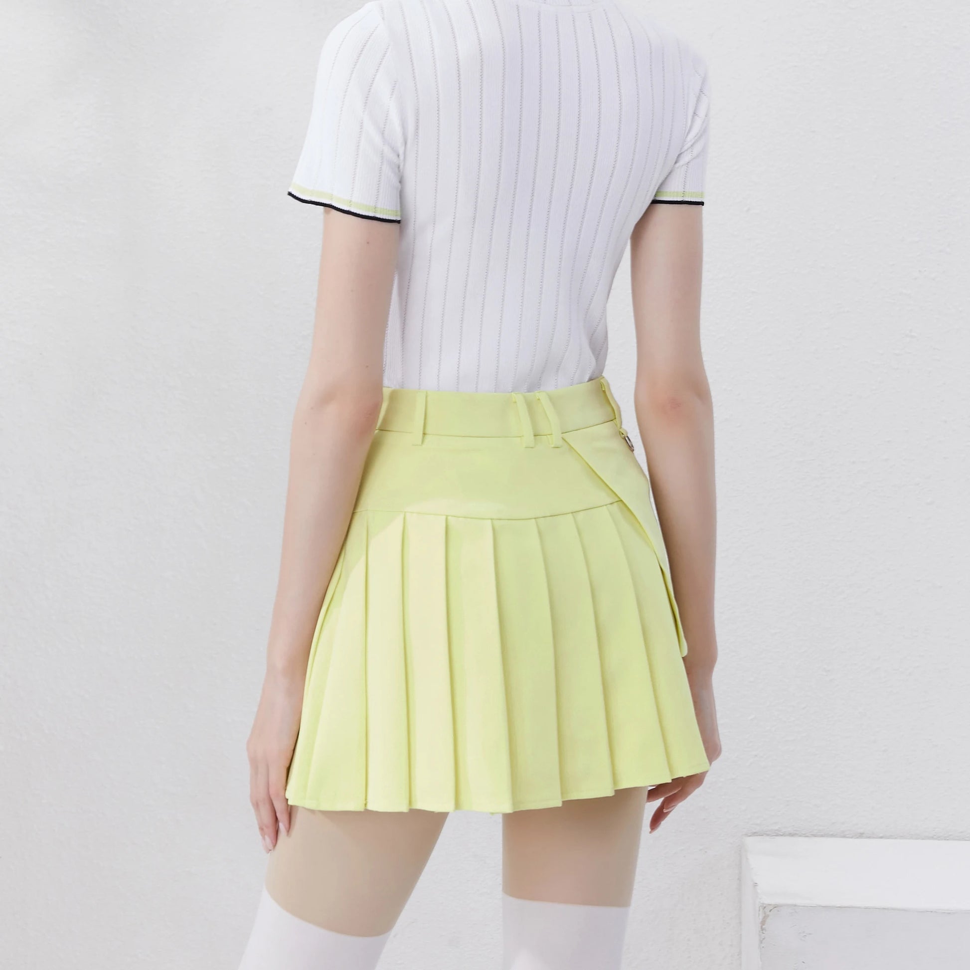 Golfist Golf New Style Short Pleated Skirt High Waist Asymmetrical Casual Gym Tennis Loose Mini Skirt With Shorts Golf Clothes