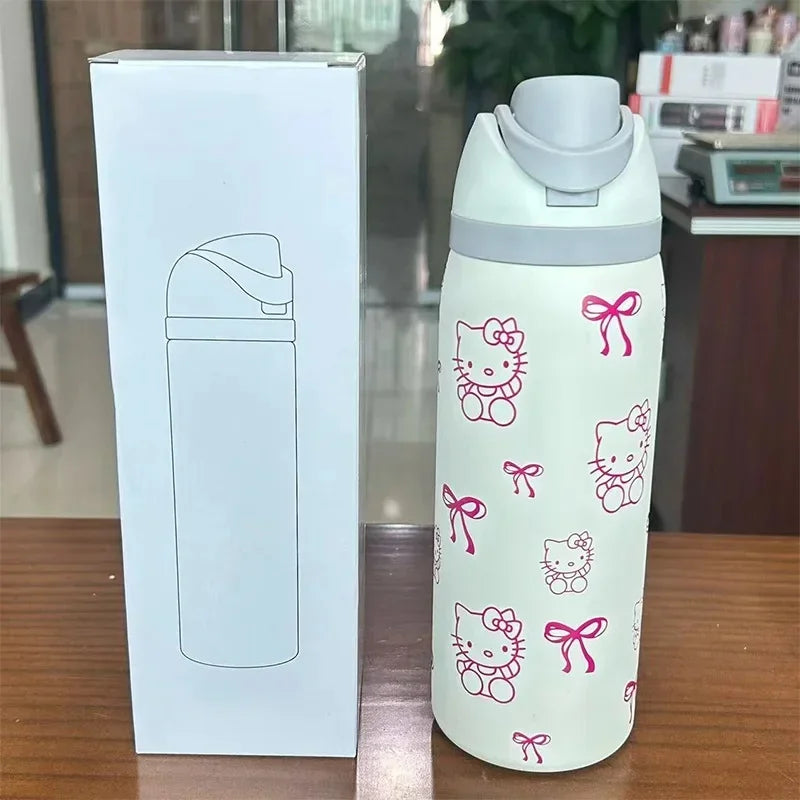 500ml Stainless Steel Thermal Insulated Flask for Kids with Leak Proof Design