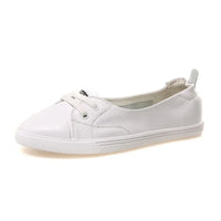 100% Genuine Leather Shoes Women Flat Causal Soft Comfortable Fashion Cowhide Brand Ladies White Shoes - Buy online at  Vibe In Cart.