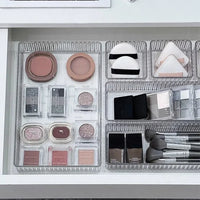 Transparent Plastic Storage Organizers Set for Drawers