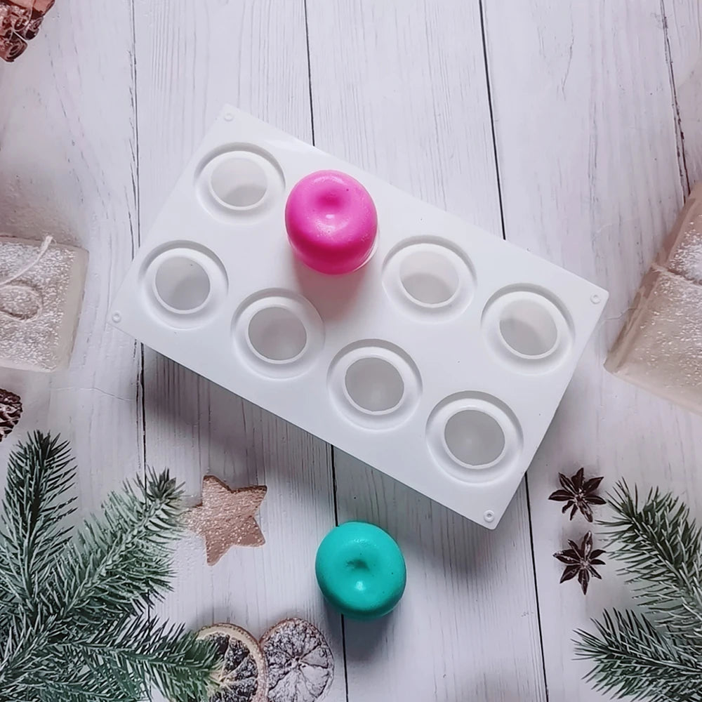 3D Apple Shape Silicone Mold 8 Cell DIY Cake Mousse for Ice Cream Chocolate Pastry Art Pan Dessert Bakeware Cake Decorating Tool - Buy online at  Vibe In Cart.