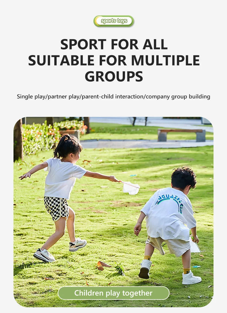 Air Discs Launcher Childern Toys Indoor Outdoor Games Soaring Machine Flying Disc Saucer Foot Launcher Kids Jump Spoorts Toy