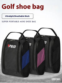 Golf Shoe Bag Made of Nylon, Available in Four Colors