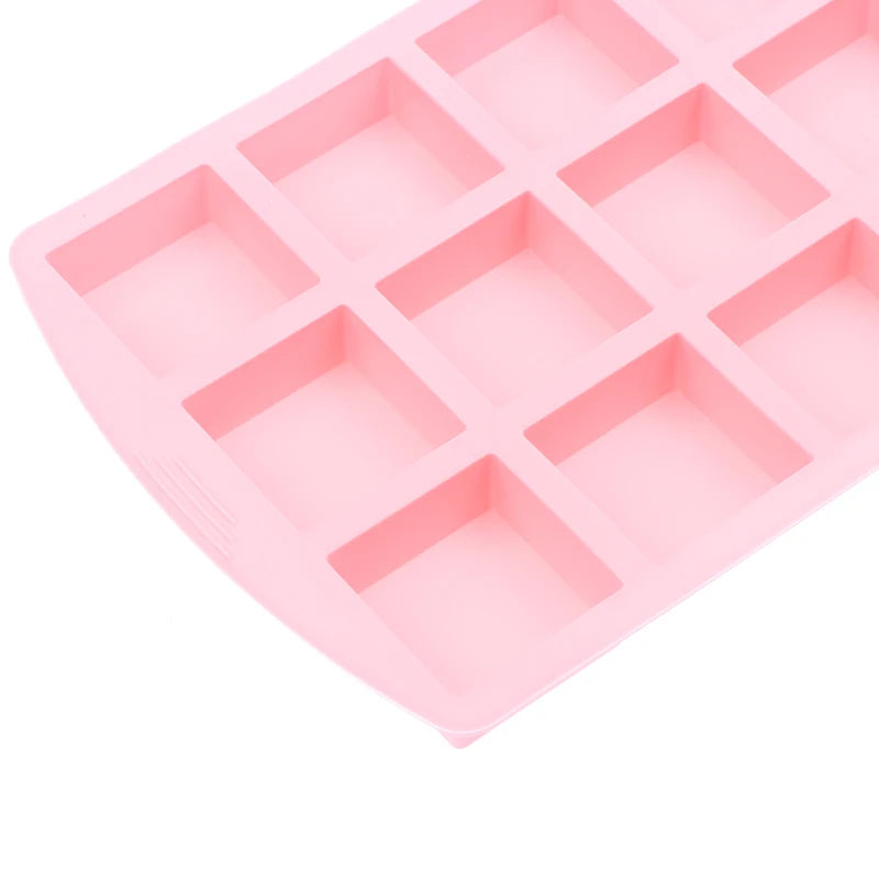 12Cavity Square Silicone Molds For DIY Brownie Bites Fudges Cakes Candy Jelly Bakeware For Kids Baking Decorating Mold - Buy online at  Vibe In Cart.